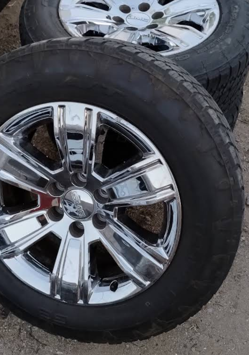 Chrome wheels and rims